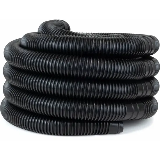 W'eau Zwembadslang 32 mm - 4 meter - Zwart