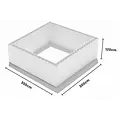 W'eau Polystyreen Plunge Pool blokkenset - 3,00 x 3,00 x 1,20 m