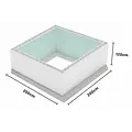 W'eau High Density Polystyreen Plunge Pool blokkenset - 2,00 x 2,00 x 1,20 m