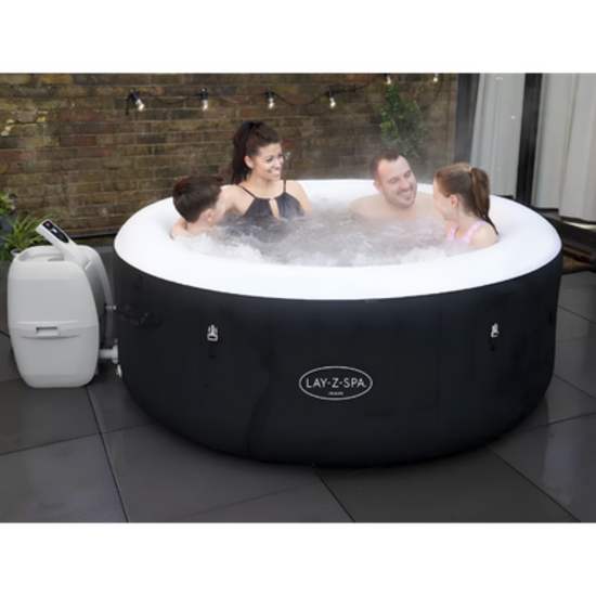 Lay-Z-Spa Jacuzzi  1,80 m x 66 cm Miami AirJet 4 Zwart - Lay-Z-Spa