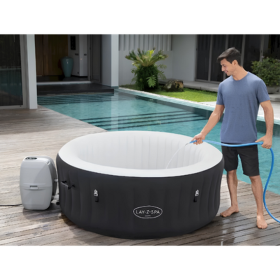 Lay-Z-Spa Jacuzzi  1,80 m x 66 cm Miami AirJet 4 Zwart - Lay-Z-Spa
