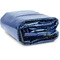 W'eau Solar cover ovaal - 488/485 x 305/360 cm (zeilmaat 468 x 278) - Zwart/Blauw - W'eau