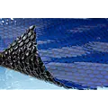 W'eau Solar cover ovaal - 488/485 x 305/360 cm (zeilmaat 468 x 278) - Zwart/Blauw - W'eau