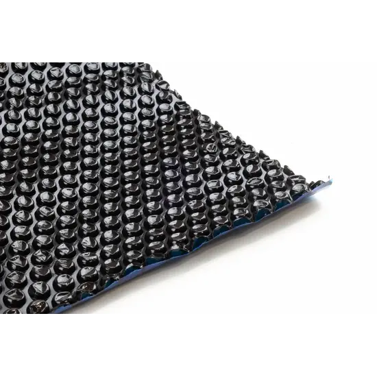 W'eau Solar cover ovaal - 488/485 x 305/360 cm (zeilmaat 468 x 278) - Zwart/Blauw - W'eau