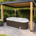 Wellness Tub Loveseat Spa – Luxe 2-persoons Teak - Wellness Tub
