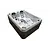Wellness Tub Infinity Spa 006 Dark Grey - 3 Persoons Jacuzzi - Wellness Tub