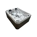 Wellness Tub Infinity Spa 006 - Luxe en Energiezuinige 3-Persoons Jacuzzi - Light Grey