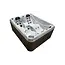 Wellness Tub Infinity Spa 006 - Luxe en Energiezuinige 3-Persoons Jacuzzi - Light Grey