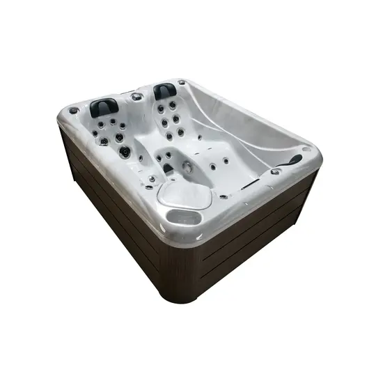 Wellness Tub Infinity Spa 006 - Luxe en Energiezuinige 3-Persoons Jacuzzi - Brown