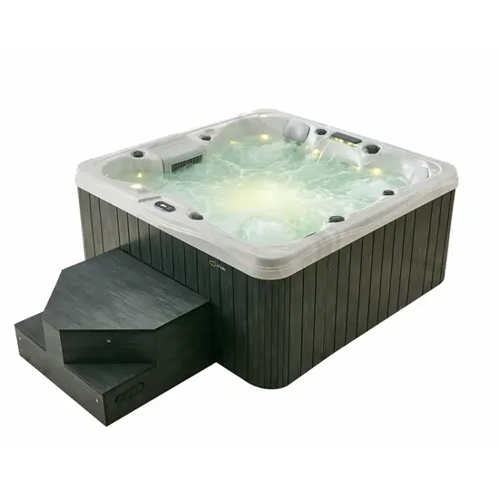 W'eau  Geneva spa – 5 persoons – 70 jets – 2 ligplaatsen – Full Foam isolatie – Balboa besturing