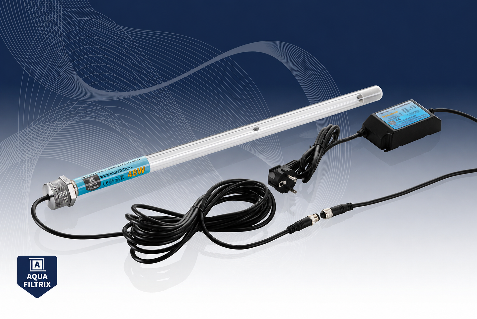 Aquafiltrix Dompel UV 48W Amalgaam met Trafo - Aquafiltrix