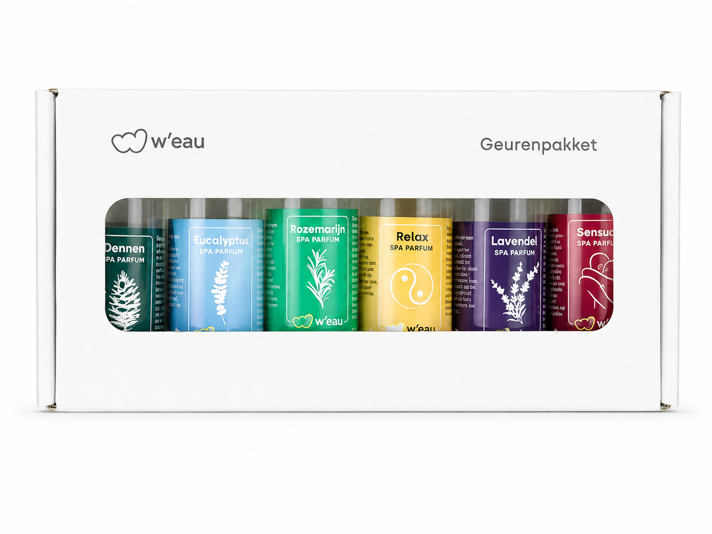 W'eau Spa geurenpakket 6x100ml - W'eau