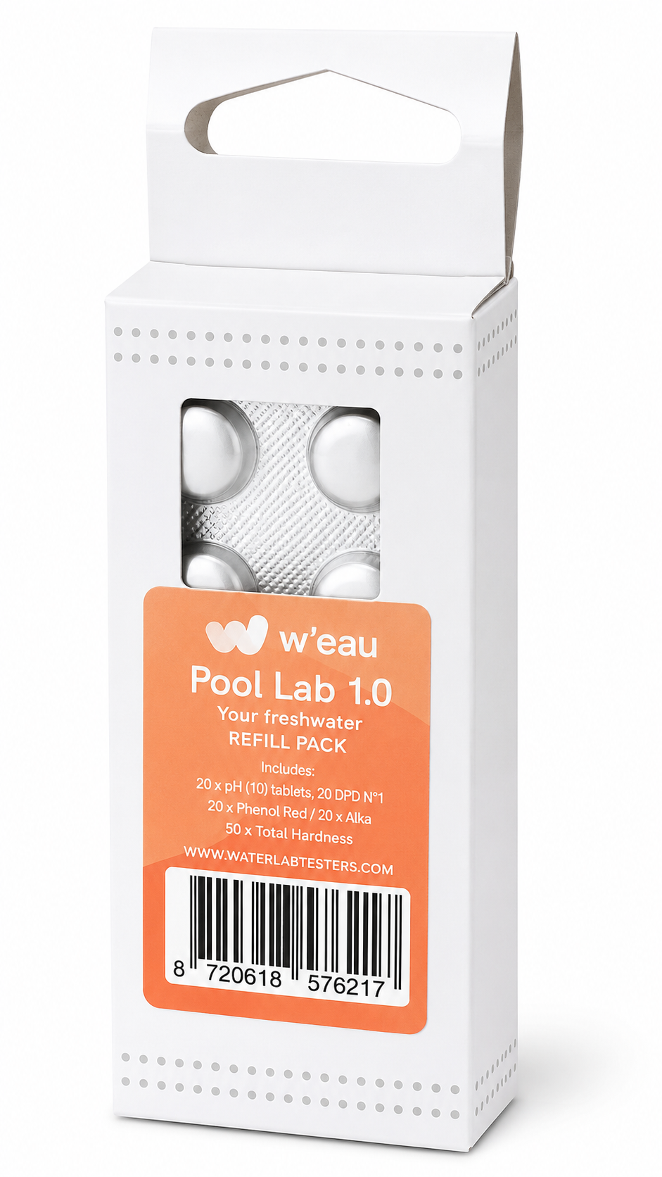 W'eau Refill pack voor PoolLab 60 stuks - W'eau