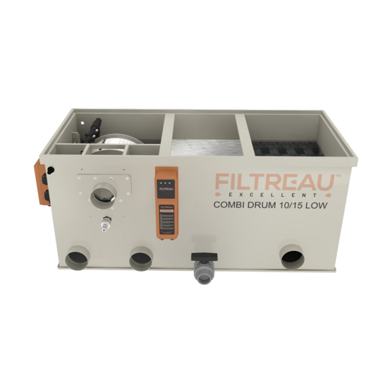 Filtreau WMC Combi Drum 10/15 Low Gravity trommelfilter - Filtreau
