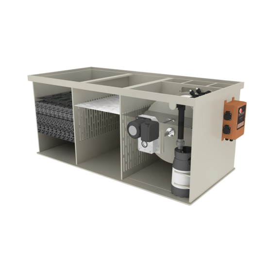 Filtreau WMC Combi Drum 10/15 Low Gravity trommelfilter - Filtreau