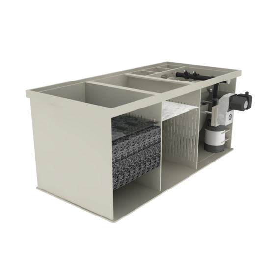 Filtreau WMC Combi Drum 10/15 Low Gravity trommelfilter - Filtreau