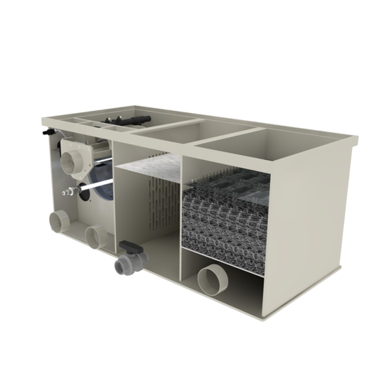 Filtreau WMC Combi Drum 10/15 Low Gravity trommelfilter - Filtreau