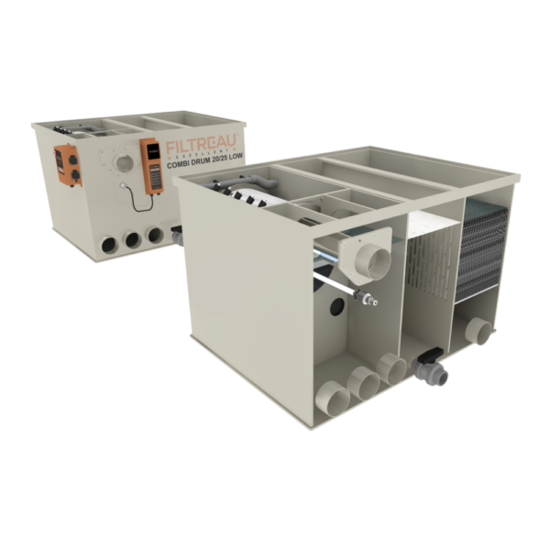 Filtreau WMC Combi Drum 20/25 Low trommelfilter - Filtreau