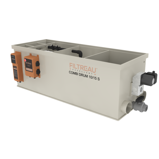 Filtreau WMC Combi Drum 10/15 S Low In Line Gravity - Filtreau