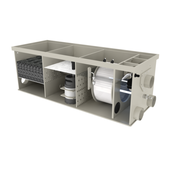 Filtreau WMC Combi Drum 10/15 S Low In Line Gravity - Filtreau