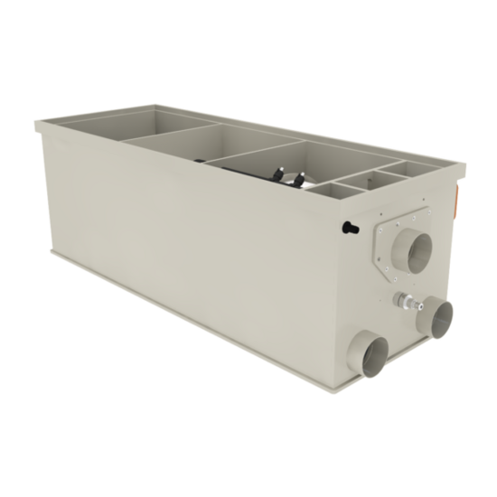 Filtreau WMC Combi Drum 10/15 S Low In Line Gravity - Filtreau