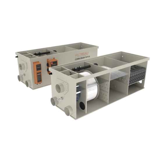 Filtreau WMC Combi Drum 10/15 S Low In Line Gravity - Filtreau