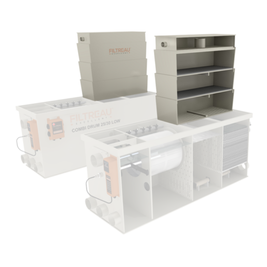 Filtreau WMC Combi Drum 25/30 Low In Line trommelfilter - Filtreau