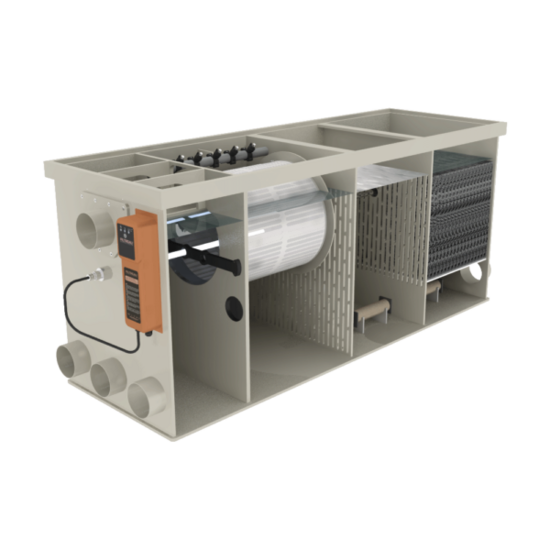 Filtreau WMC Combi Drum 25/30 Low In Line trommelfilter - Filtreau