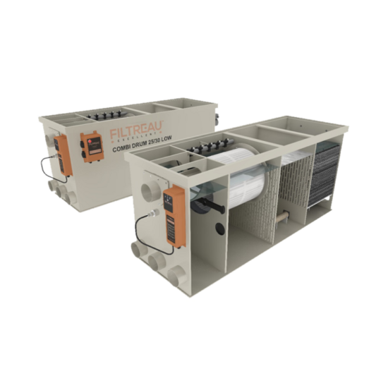 Filtreau WMC Combi Drum 25/30 Low In Line trommelfilter - Filtreau