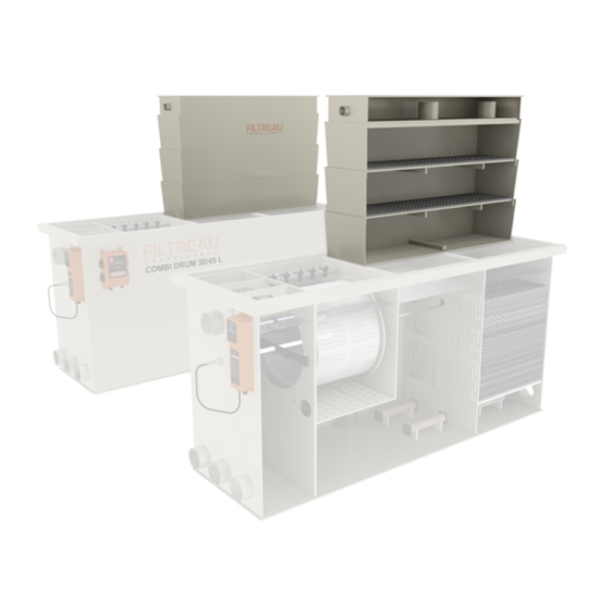 Filtreau WMC Combi Drum 80/100 XXL In Line trommelfilter - Filtreau