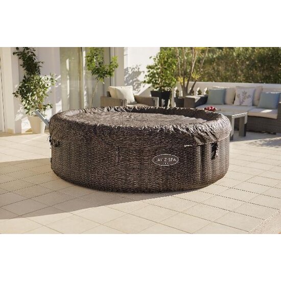 Lay-Z Spa Bali smart airjet 7 bruin rotan - Lay-Z