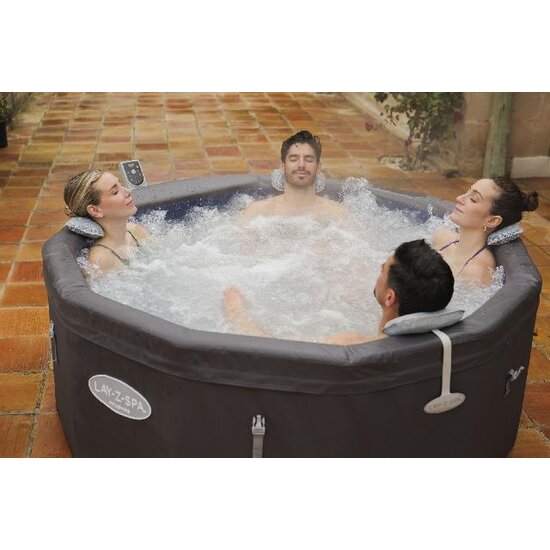 Lay-Z Spa Mykonos smart hydrojet 6 Grijs - Lay-Z