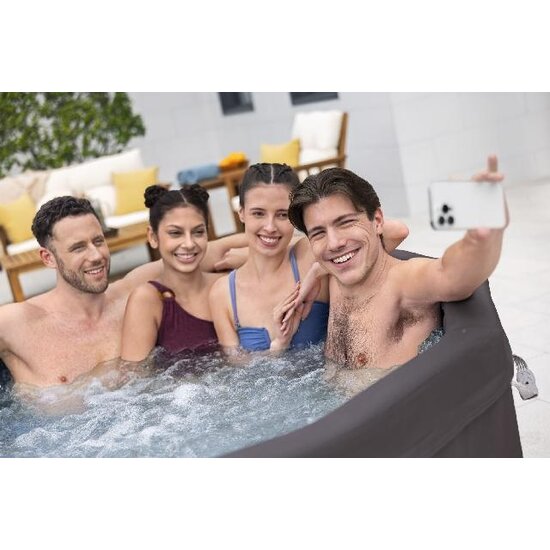 Lay-Z Spa Mykonos smart hydrojet 6 Grijs - Lay-Z
