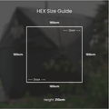 PortaSauna HEX houtgestookte buitensauna voor 4–6 personen – complete set met kachel en cederhouten bank