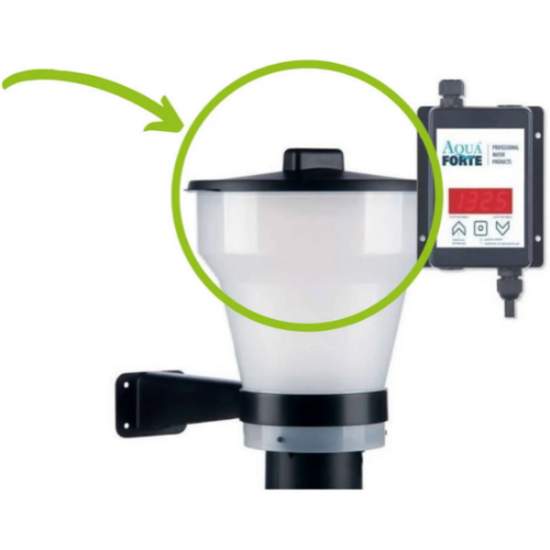AquaForte Vervang deksel voor AquaForte Fish Feeder voerautomaat 7ltr - Aquaforte