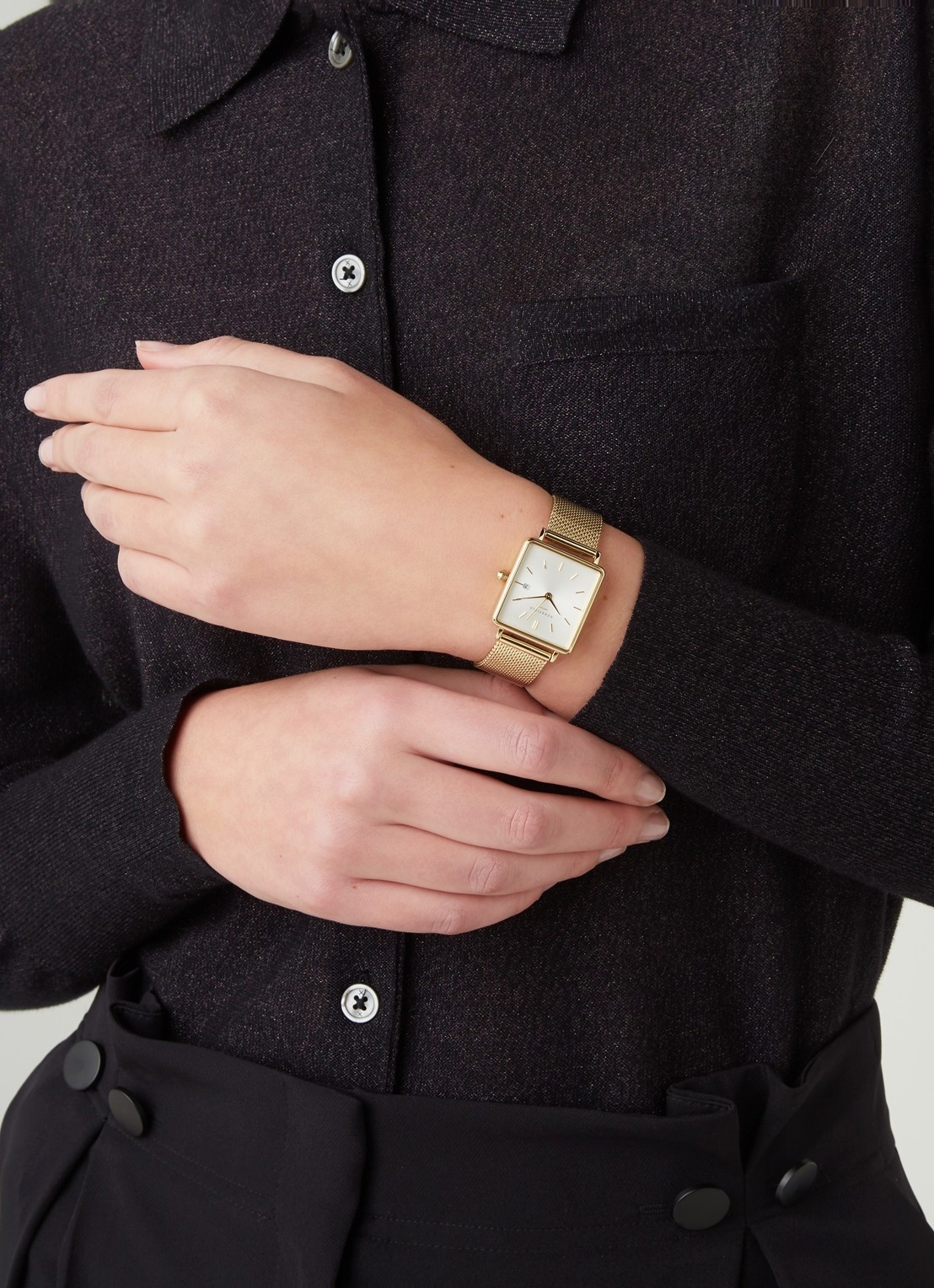 Rosefield The Boxy Mesh Gold - QWSG-Q03