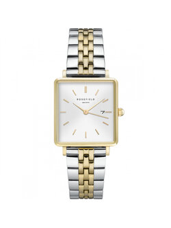 Rosefield The Boxy White Sunray Silver Gold - QVSGD-Q013