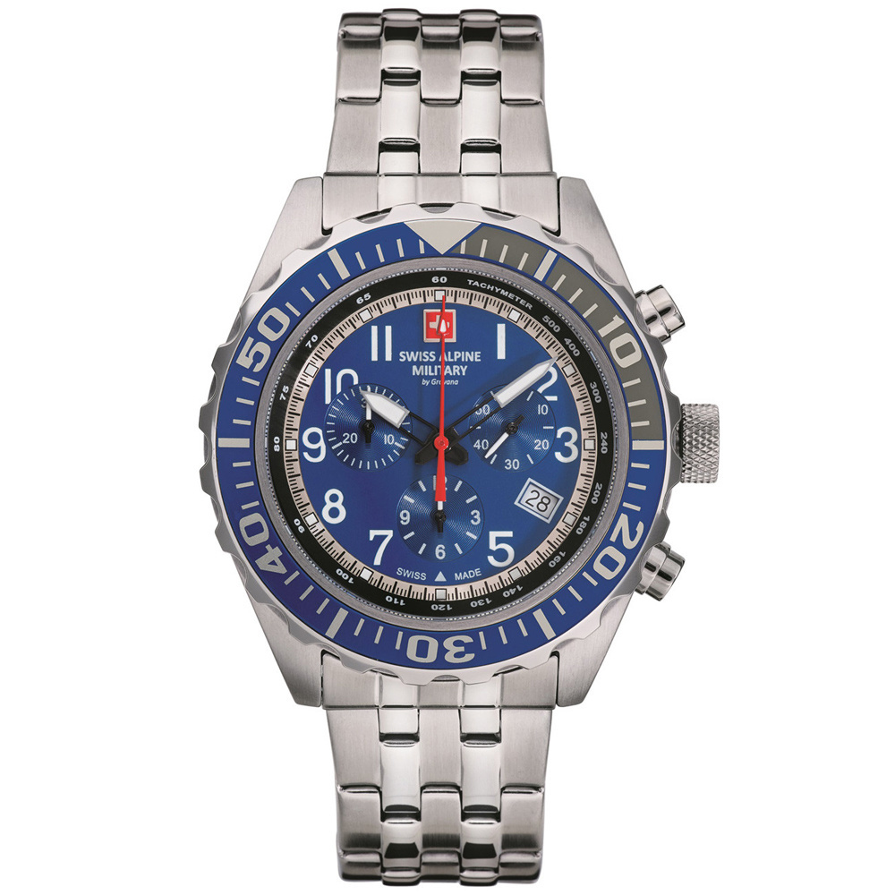 Swiss Alpine Military 7076.9135 Chrono 44mm 10ATM