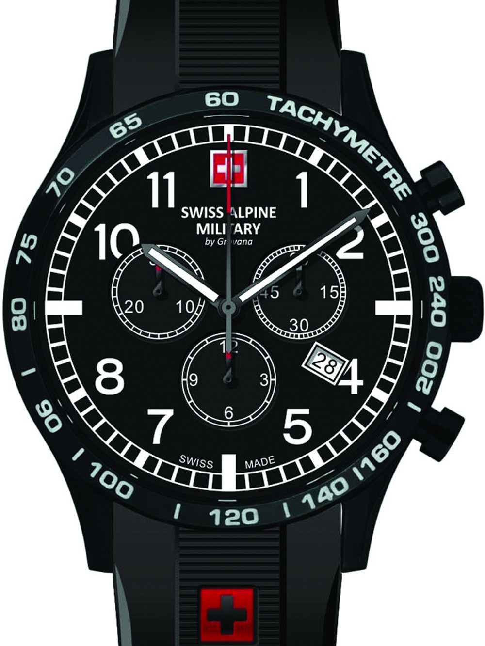 Swiss Alpine Military 1746.9877 Chrono 43mm 10ATM