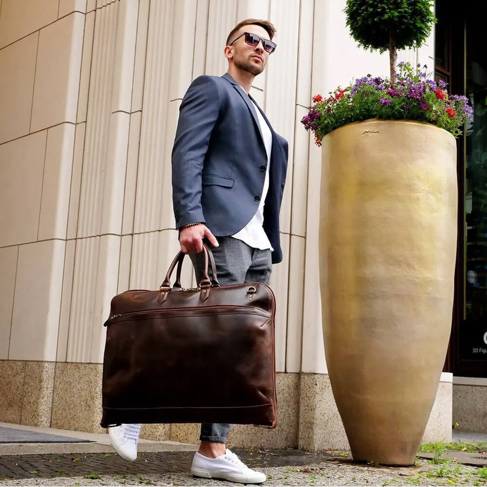 Anzugtasche Sullivan Canvas Blau Stripes