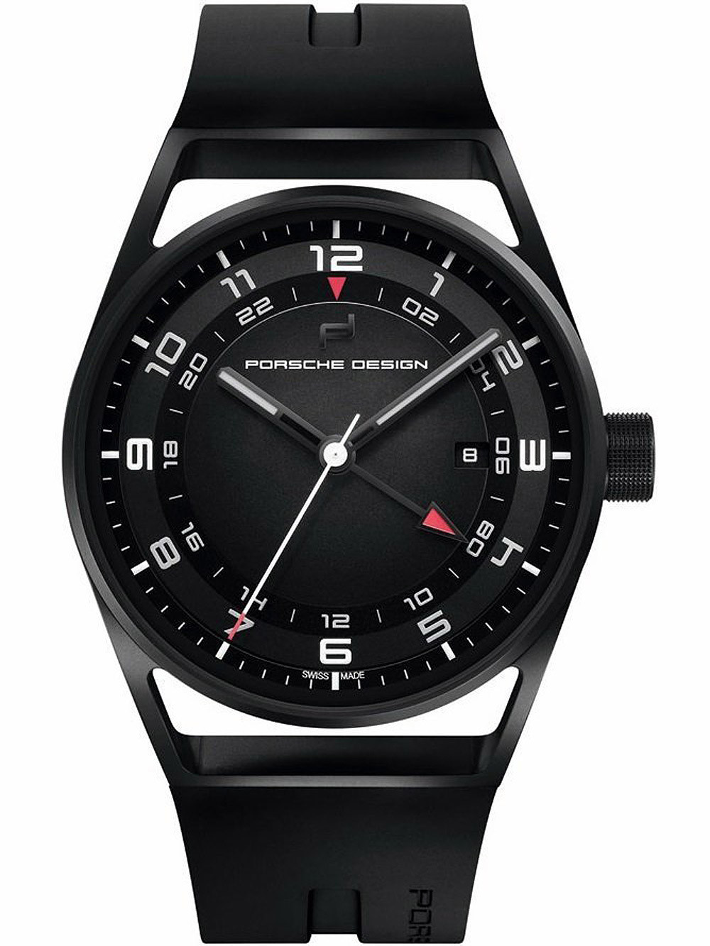 Porsche Design 1919 Globetimer Black & Rubber