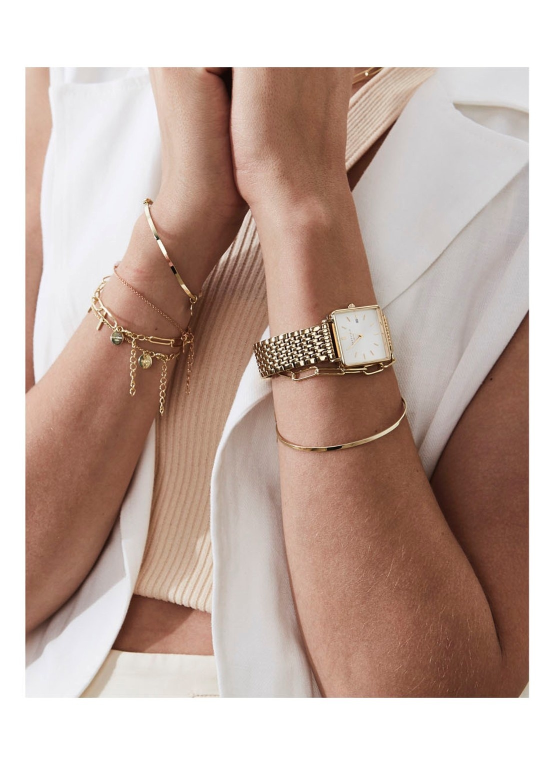 Rosefield Quarzuhr The Boxy QWSG-Q09