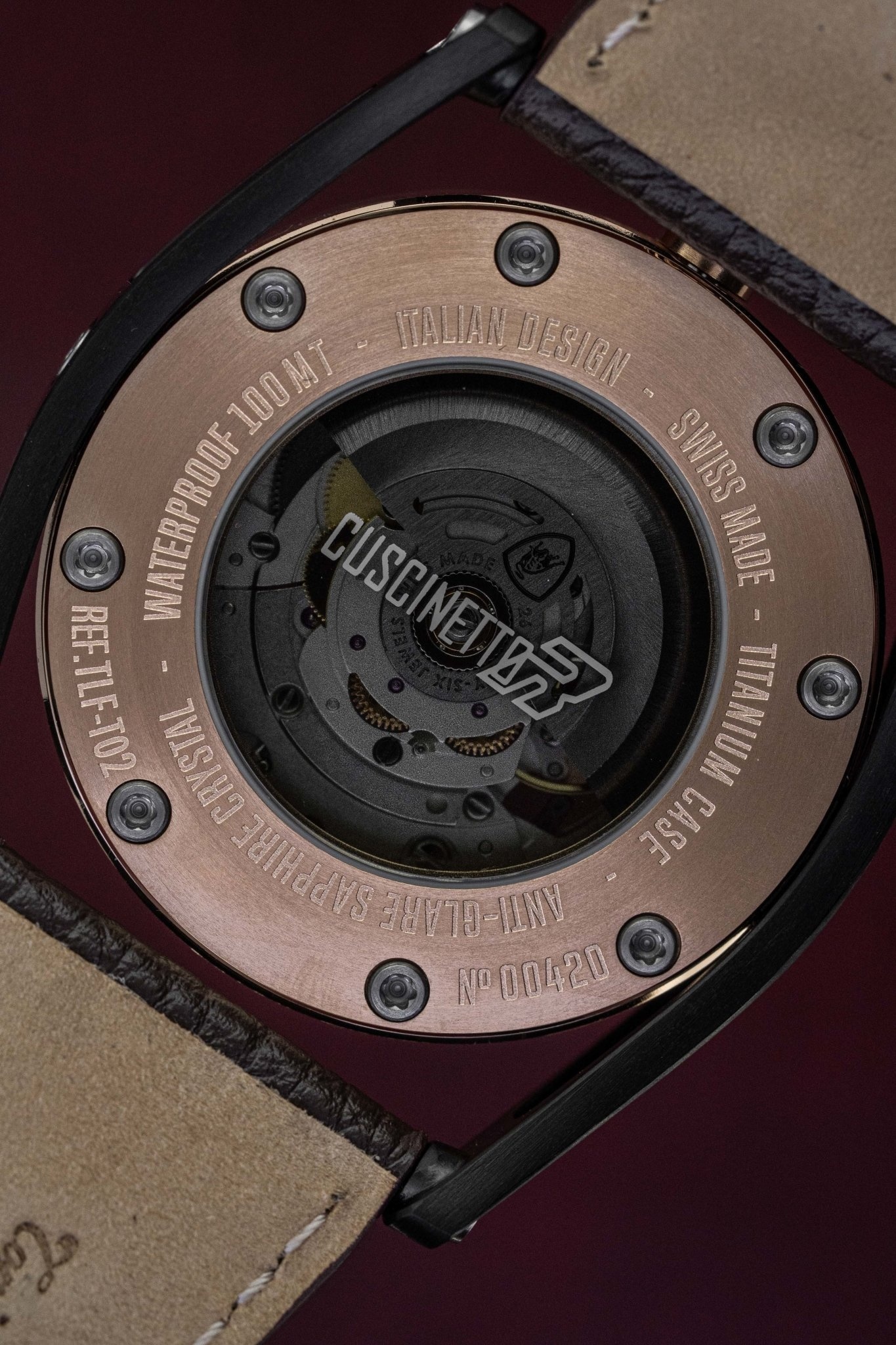 Tonino Lamborghini Cuscinetto R Watch IP Rose Gold TLF-T02-5