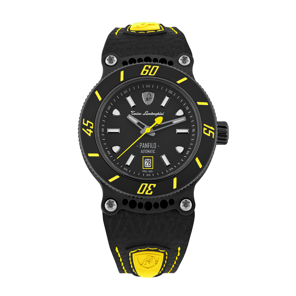 Tonino Lamborghini Panfilo automatic watch yellow