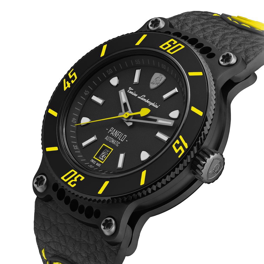Tonino Lamborghini Panfilo automatic watch yellow