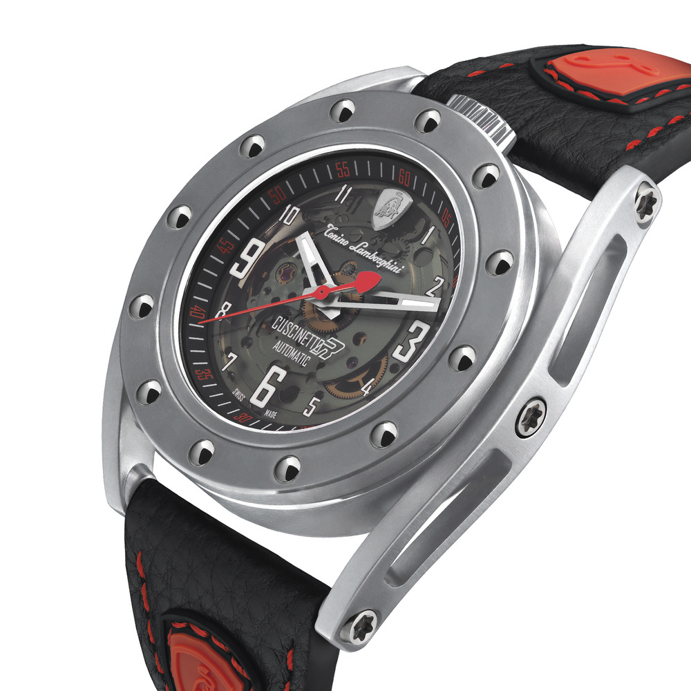 Tonino Lamborghini Cuscinetto R automatic watch red