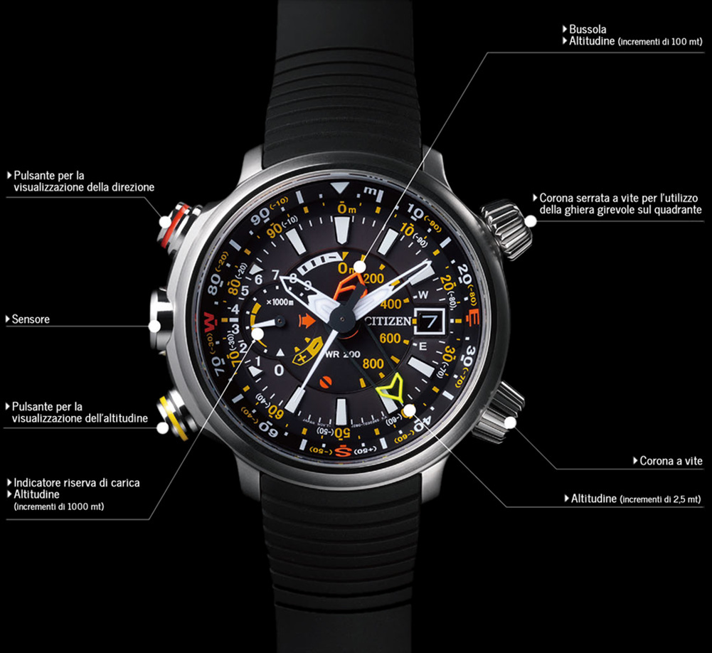 Citizen Promaster Altichron Herrenuhr BN4021-02E