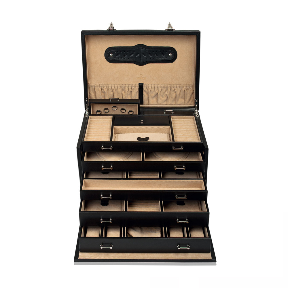 WINDROSE Schmuck- & Uhrenkoffer Ambience 5 - Schwarz