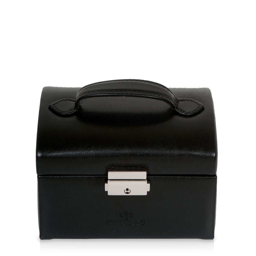 WINDROSE Schmuckschatulle Merino Moda - Schwarz S