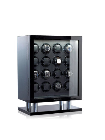 Heisse & Söhne Uhrenbeweger Collector 16 - Schwarz